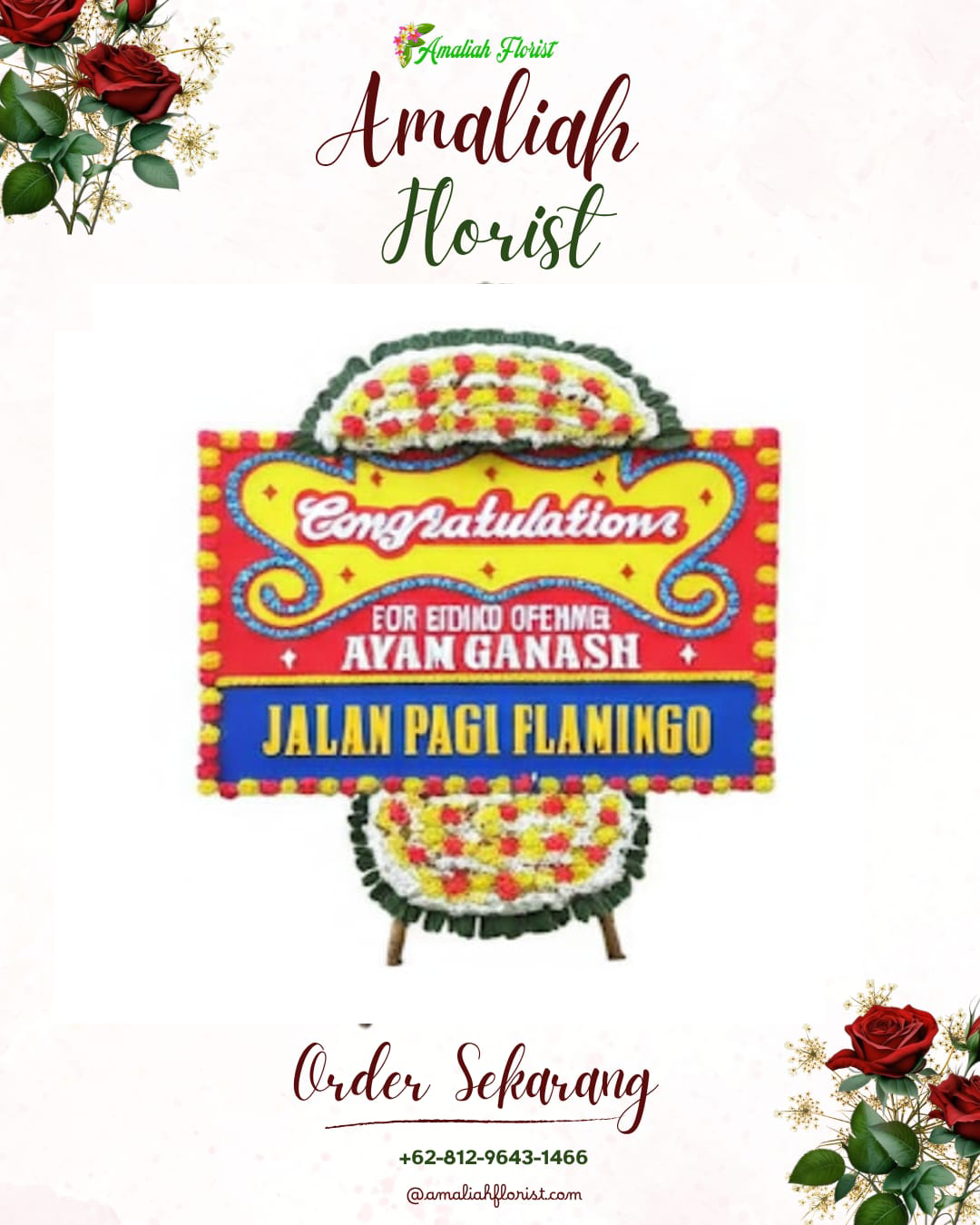 Sewa Papan Bunga Ngronggot